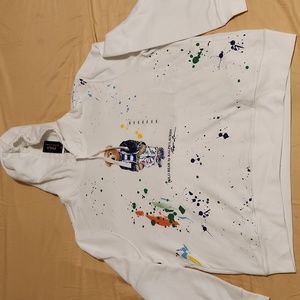 Polo Ralph Lauren Polo Bear Paint Splatter hoodie